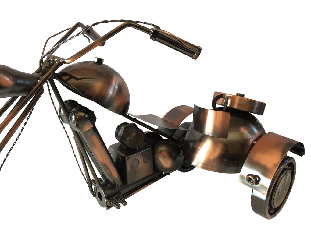 Extra Large Statement Motorbike Made From Nuts and Bolts (and Other Bits!)