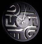 Geo Record Clock On Silver Record