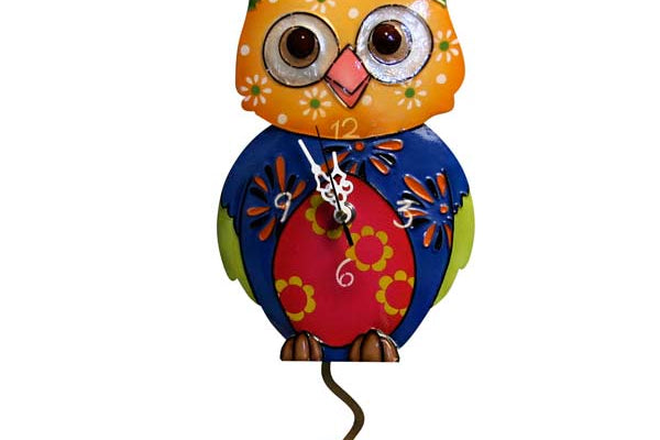 Wise Old Owl Clock