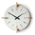 Peg Wall Clock In White