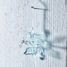 Clear Glass Snowflake For Christmas Decorations