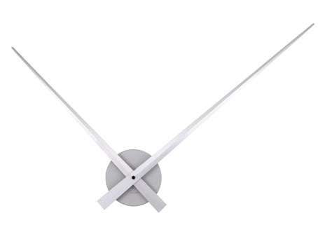 Silver The Hands Of Time Wall Clock