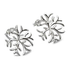 Abstract Wild Branch Design Silver Earrings
