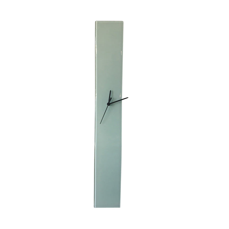 Creamy White Glass Wall Clock