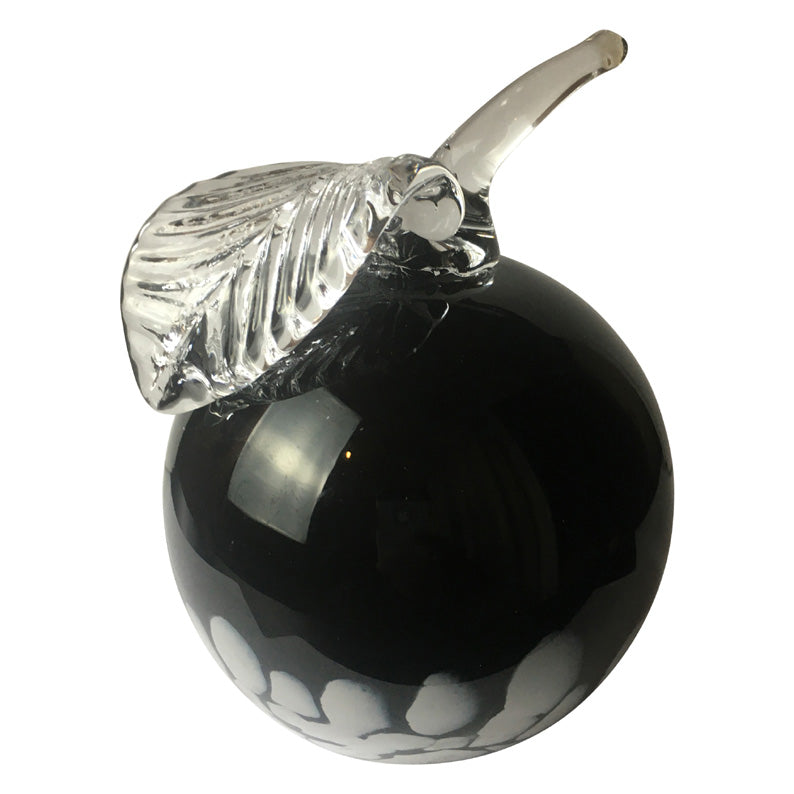 Paperweight Apple In Black And White
