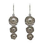 Stunning Silver and Pearls Earrings