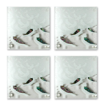 Seagulls Glass Coasters