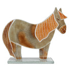 Bertie The Shetland Pony Glass Ornament