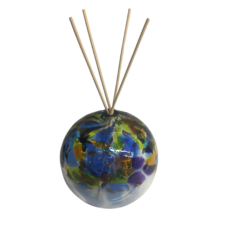 6" Large Hand Blown Glass Reed Diffuser