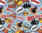 Comic Explosion Pop Art Style Writing Wall Mural