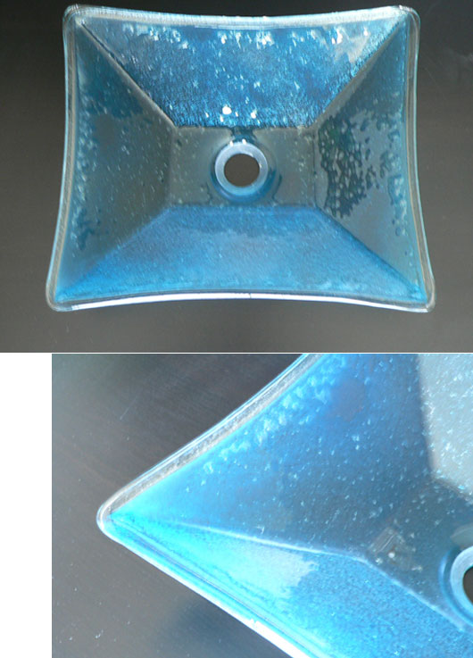 Stunning Handmade Fusion Glass Basin