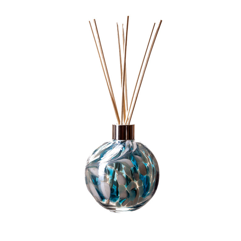 Turquoise And White Round Reed Diffuser