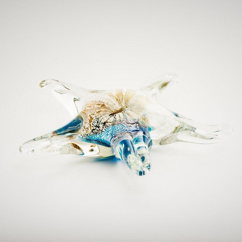 Starfish Lamp Worked Glass Ornament